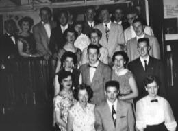 All dressed up for the Captain's dinner